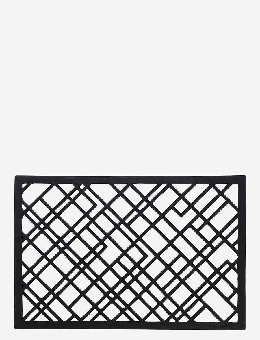 tica copenhagen - Doormat rubber, 90x60 cm - türmatten - lines design - 1