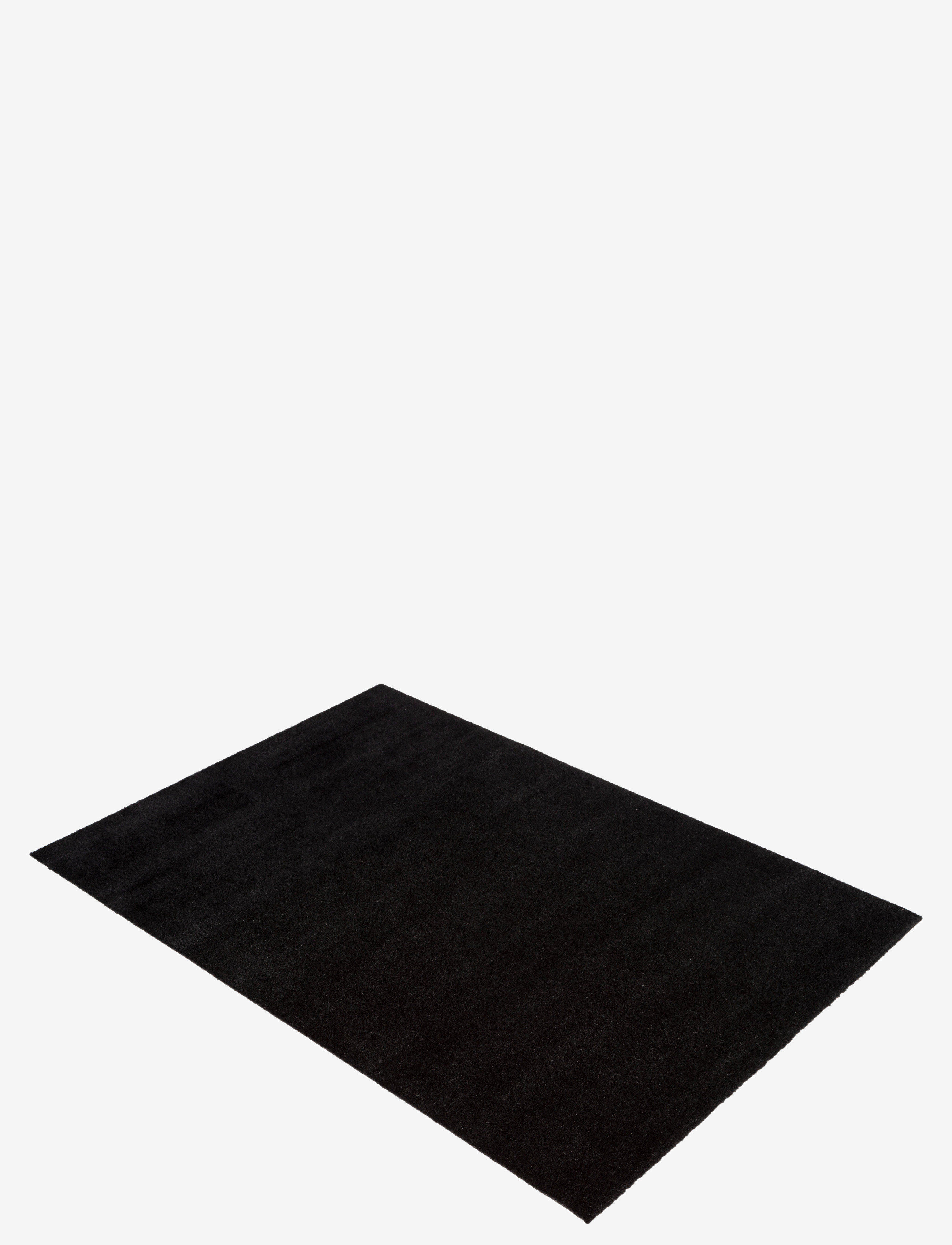 tica copenhagen - Floormat polyamide, 130x90 cm, unicolor - dørmåtter - black - 2