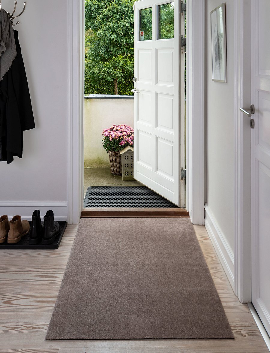 tica copenhagen - Floormat polyamide, 130x90 cm, unicolor - uksematid - sand/beige - 0