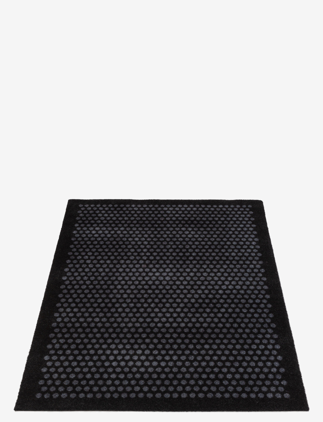 tica copenhagen - Floormat polyamide, 130x90 cm, dot design - dyramottur - black/grey - 1