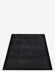 Floormat polyamide, 130x90 cm, dot design - BLACK/GREY