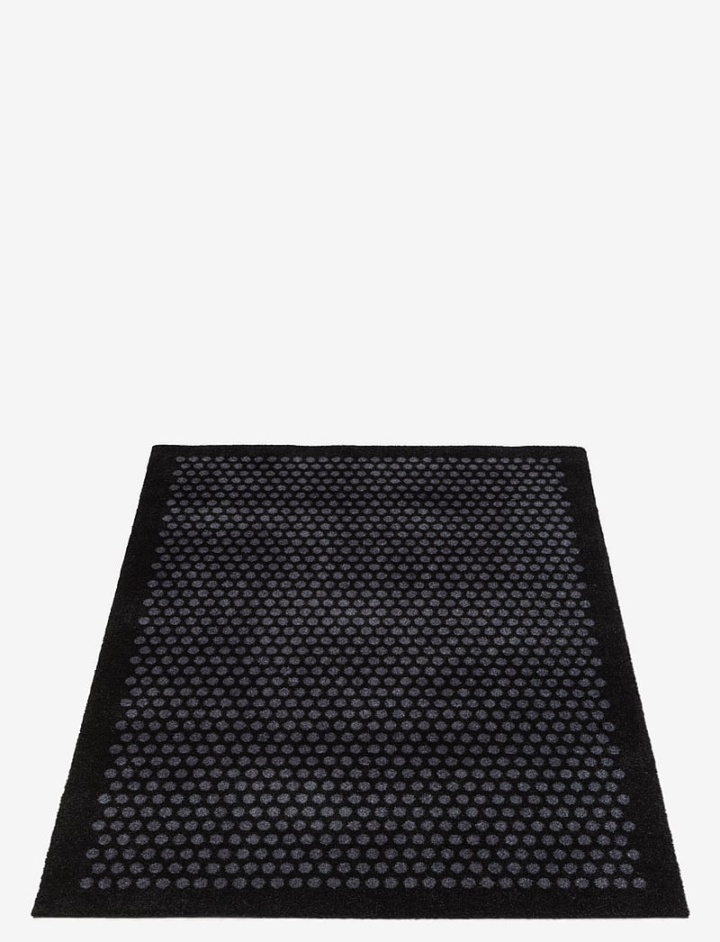 tica copenhagen - Floormat polyamide, 130x90 cm, dot design - dyramottur - black/grey - 1