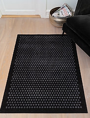 tica copenhagen - Floormat polyamide, 130x90 cm, dot design - durų kilimėliai - black/grey - 6