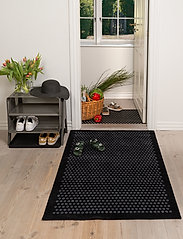 tica copenhagen - Floormat polyamide, 130x90 cm, dot design - ovimatot - black/grey - 8