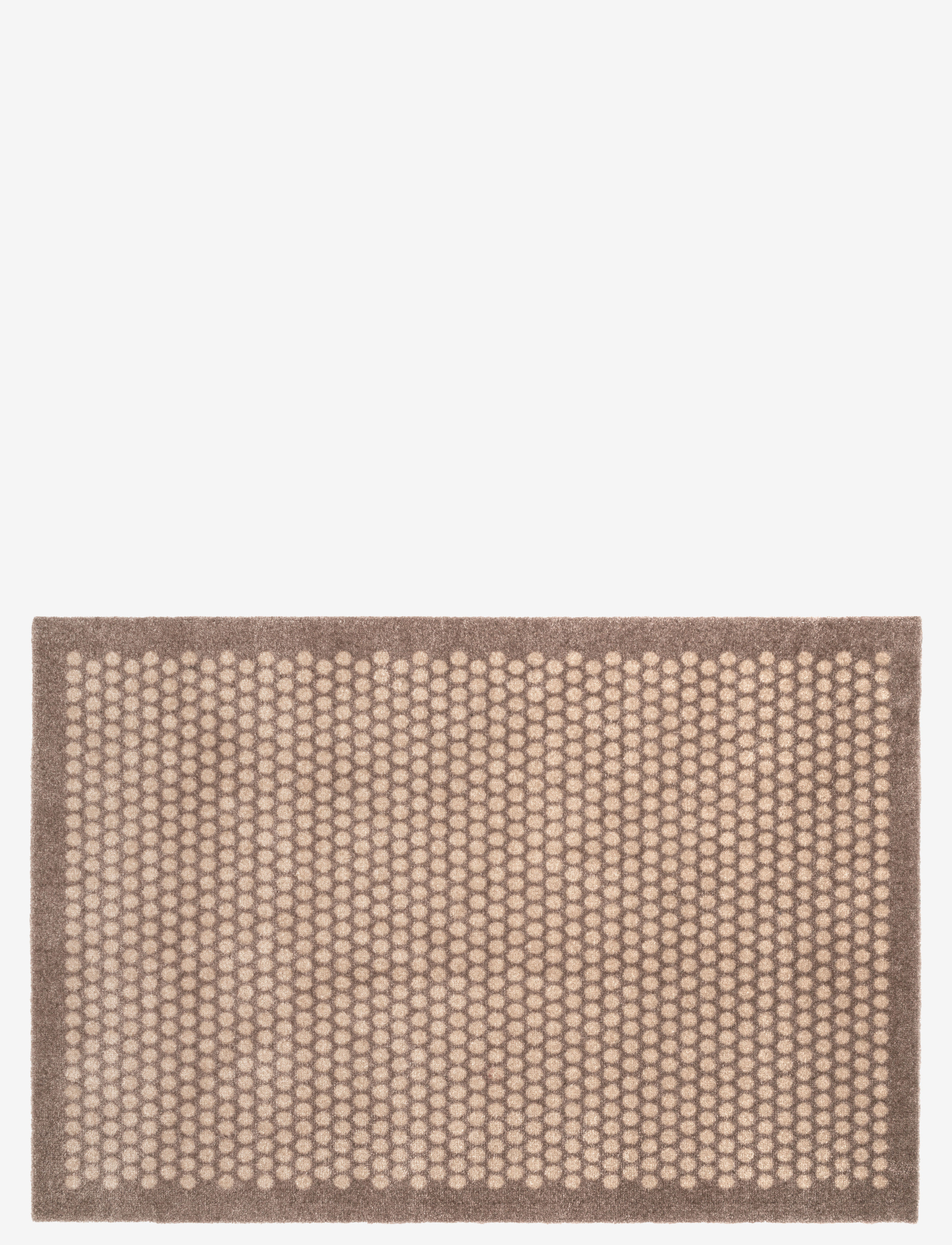 TICA COPENHAGEN Floormat Polyamide, 130X90 Cm, Dot Design Beige - 130X90X0.7CM - Unisex