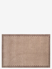 Floormat polyamide, 130x90 cm, dot design - SAND/BEIGE