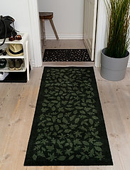 tica copenhagen - Floormat polyamide, 130x90 cm, leaves design - gulvløpere - dark gren - 5