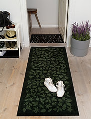 tica copenhagen - Floormat polyamide, 130x90 cm, leaves design - gulvløpere - dark gren - 6