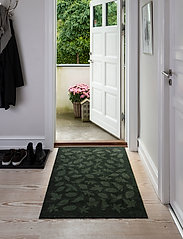 tica copenhagen - Floormat polyamide, 130x90 cm, leaves design - gulvløpere - dark gren - 7