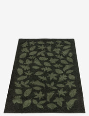 tica copenhagen - Floormat polyamide, 130x90 cm, leaves design - hallopers - dark gren - 2