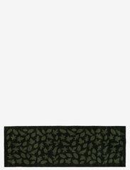 tica copenhagen - Floormat polyamide, 200x67 cm, leaves design - käytävämatot - dark gren - 0