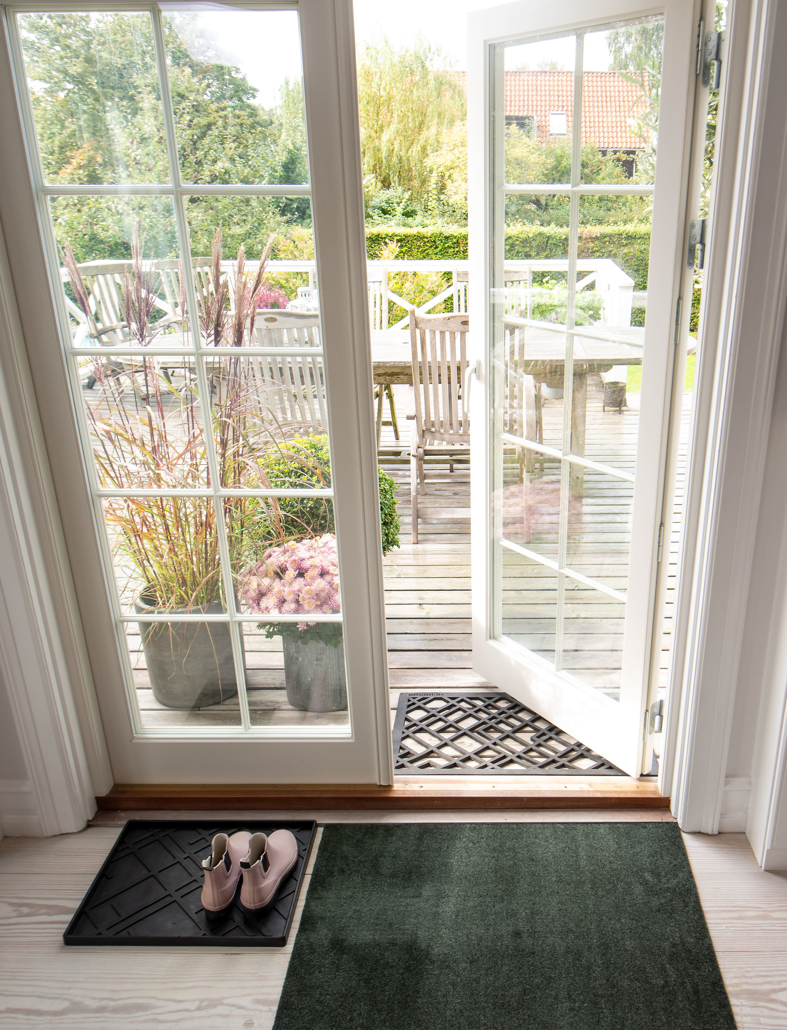tica copenhagen Floormat Polyamide, 90X60 Cm, Unicolor, 90X60X0.7 cm, Rugs & Carpets, Grün - Door Mats, Homeware