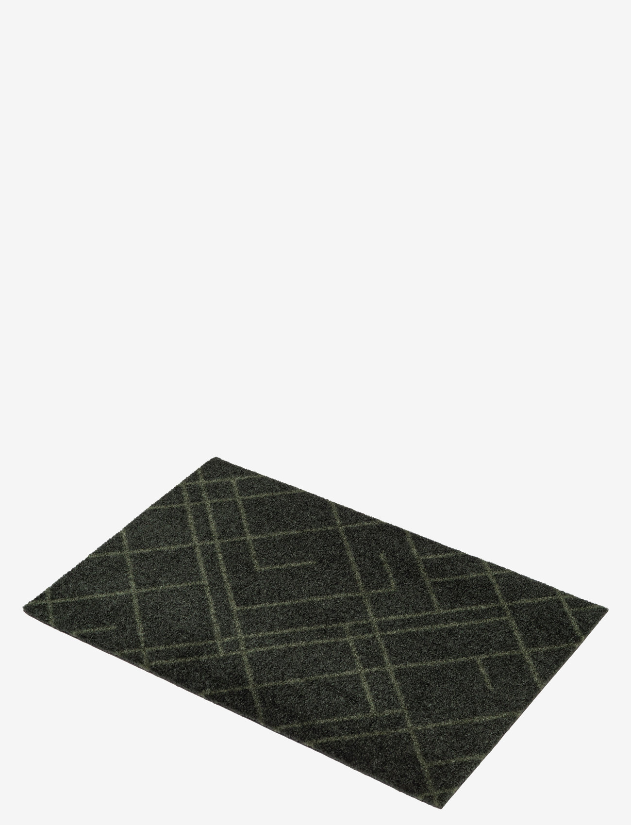 tica copenhagen - Floormat polyamide, 60x40 cm, lines design - türmatten - dark green - 1