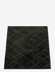 tica copenhagen - Floormat polyamide, 60x40 cm, lines design - türmatten - dark green - 2