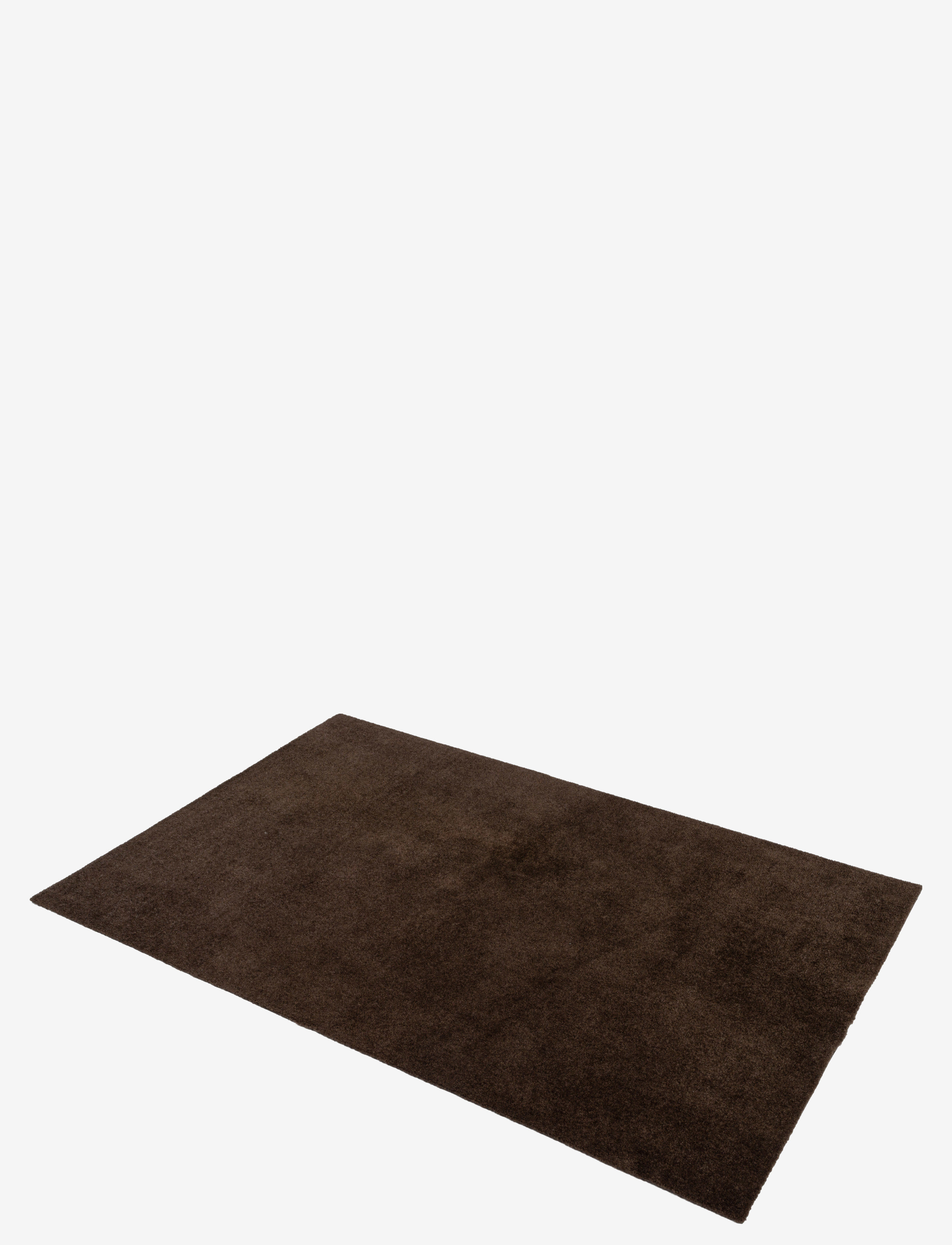 tica copenhagen - Floormat polyamide, 130x90 cm, unicolor - dørmåtter - dark brown - 2