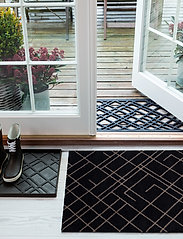 tica copenhagen - Floormat polyamide, 90x60 cm, lines design - dörrmattor - sand/black - 5
