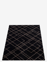 tica copenhagen - Floormat polyamide, 90x60 cm, lines design - doormats - sand/black - 3