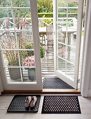 tica copenhagen - Floormat polyamide, 60x40 cm, dot design - alhaisimmat hinnat - black/beige - 5