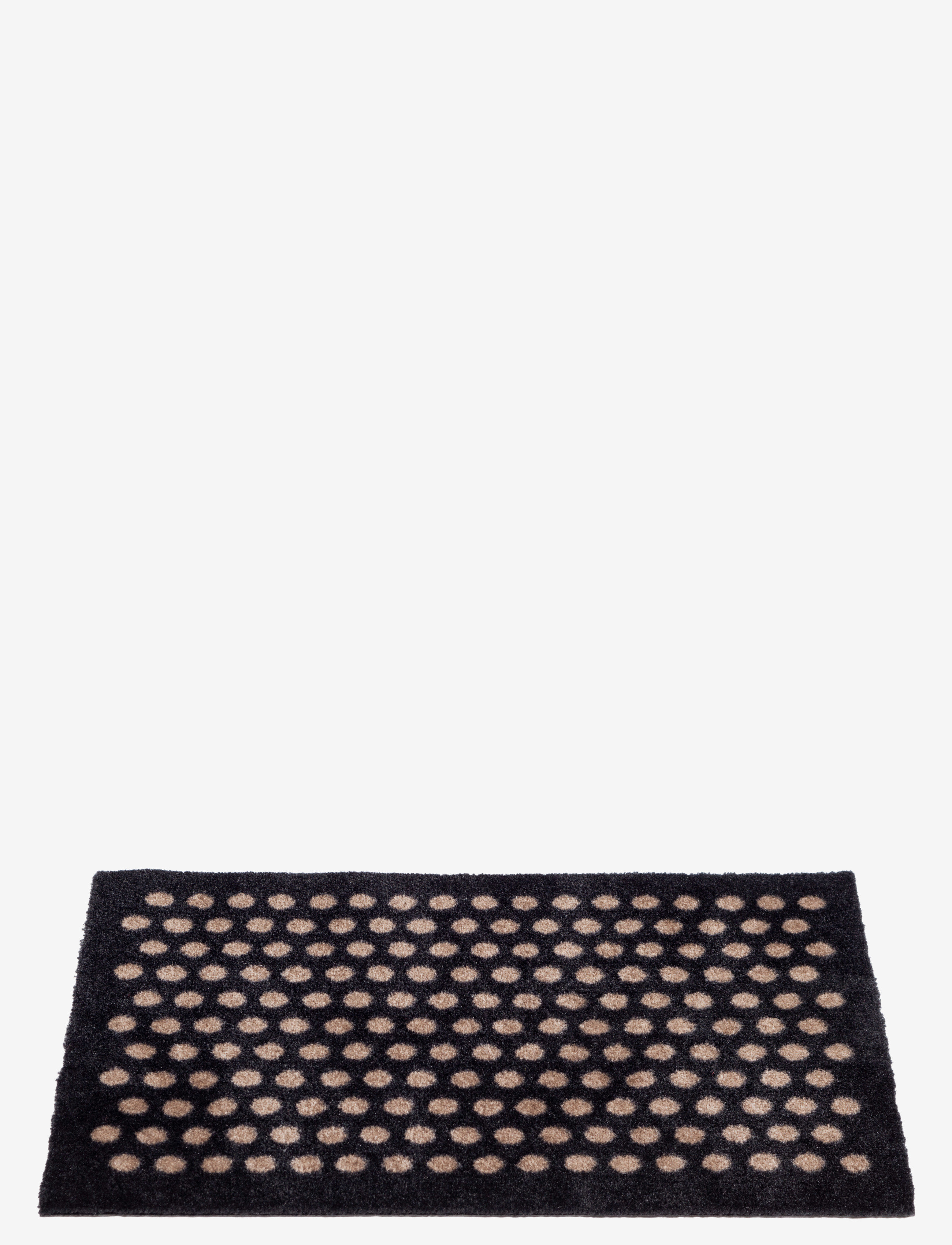 tica copenhagen - Floormat polyamide, 60x40 cm, dot design - bath rugs - black/beige - 4