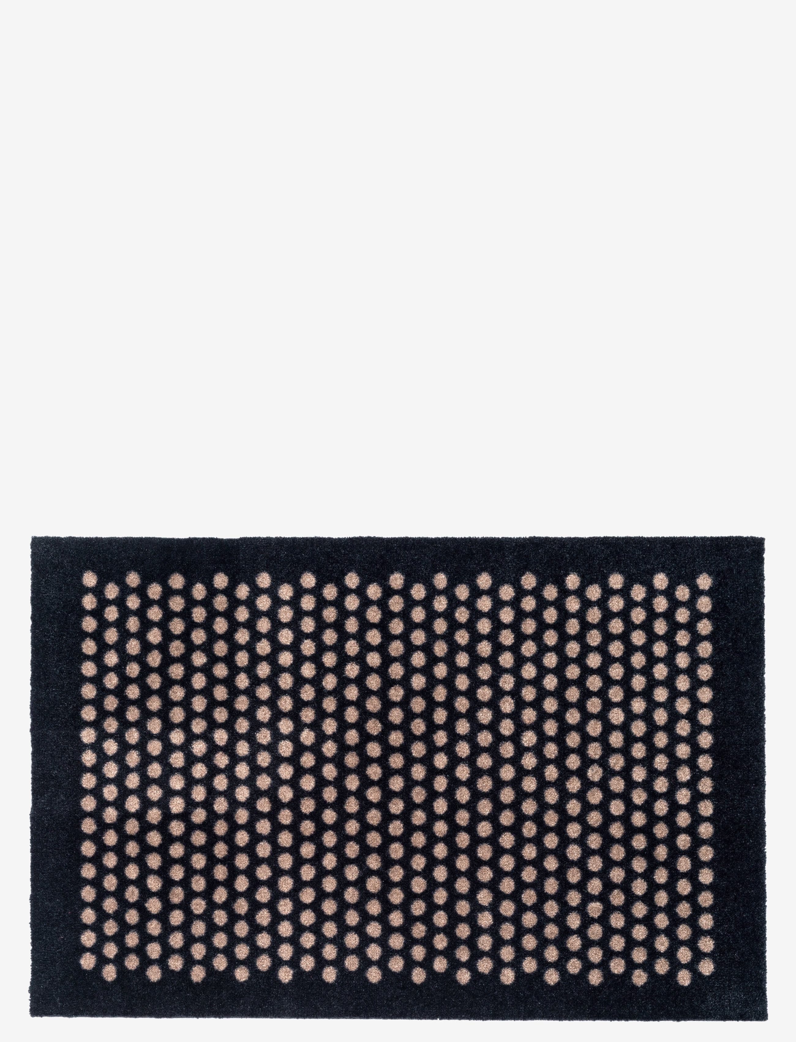TICA COPENHAGEN Floormat Polyamide, 90X60 Cm, Dot Design Schwarz - 90X60X0.7CM - Unisex