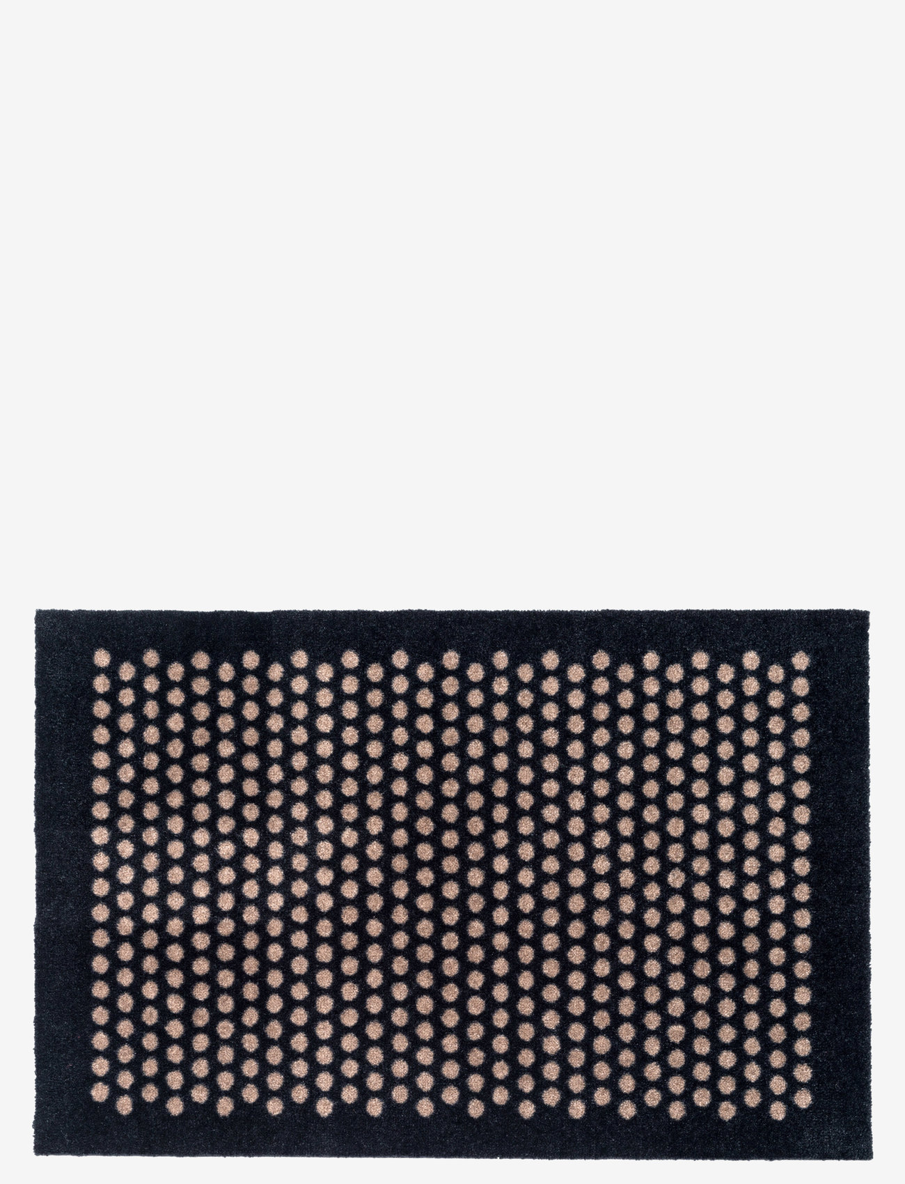 tica copenhagen - Floormat polyamide, 90x60 cm, dot design - ovimatot - black/beige - 0