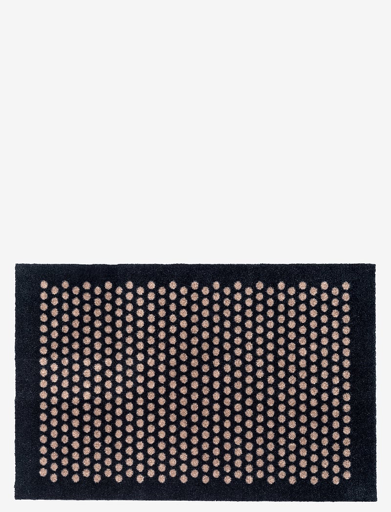 tica copenhagen - Floormat polyamide, 90x60 cm, dot design - türmatten - black/beige - 1