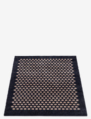 tica copenhagen - Floormat polyamide, 90x60 cm, dot design - durų kilimėliai - black/beige - 2