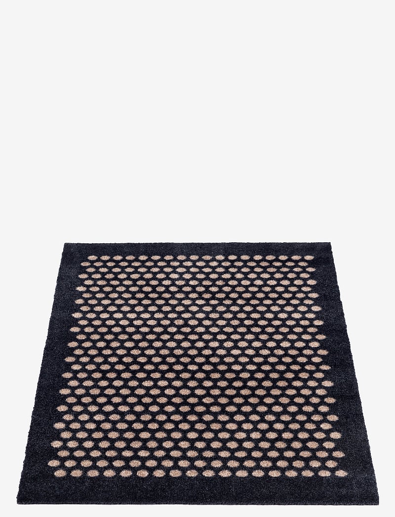 tica copenhagen - Floormat polyamide, 90x60 cm, dot design - türmatten - black/beige - 3