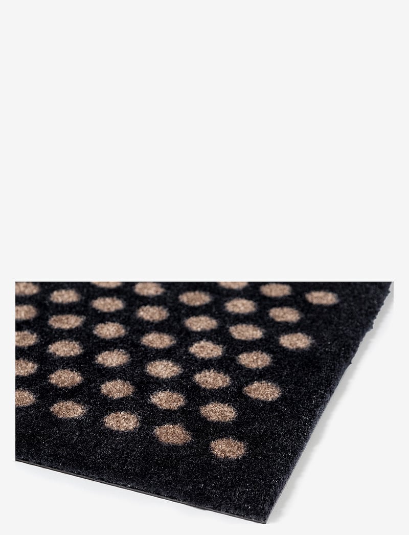 tica copenhagen - Floormat polyamide, 90x60 cm, dot design - türmatten - black/beige - 4