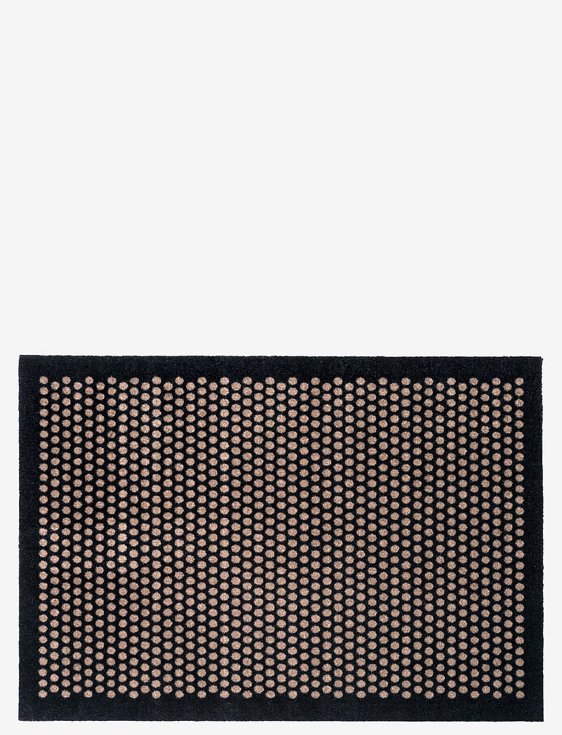 tica copenhagen - Floormat polyamide, 130x90 cm, dot design - türmatten - black/beige - 1