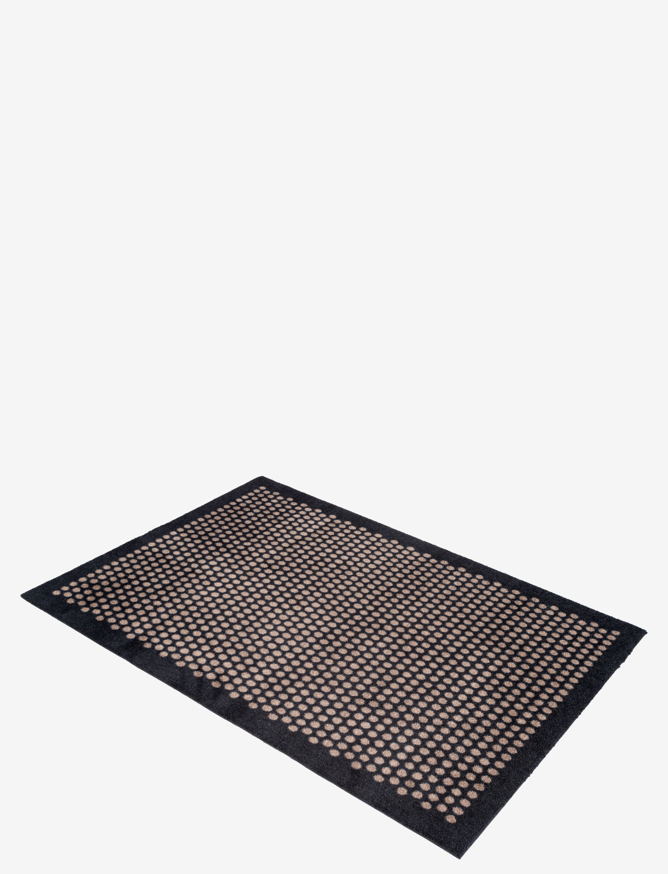 tica copenhagen - Floormat polyamide, 130x90 cm, dot design - dörrmattor - black/beige - 2