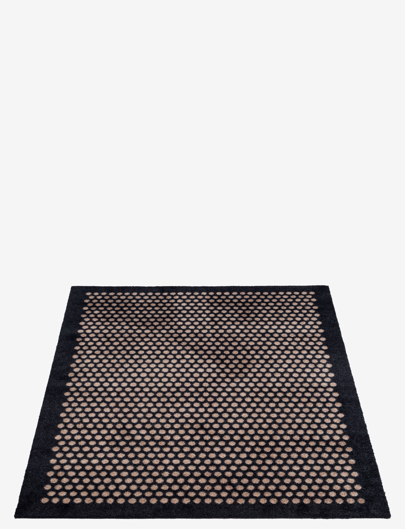 tica copenhagen - Floormat polyamide, 130x90 cm, dot design - dörrmattor - black/beige - 3