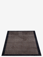 tica copenhagen - Floormat polyamide, 130x90 cm, dot design - dørmatter - black/beige - 2
