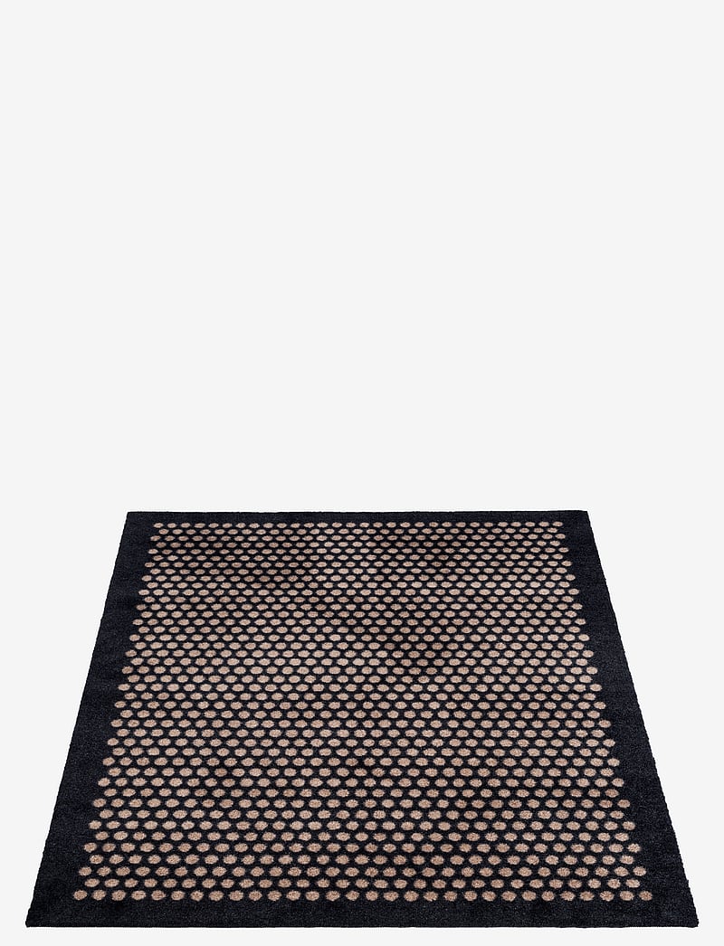 tica copenhagen - Floormat polyamide, 130x90 cm, dot design - türmatten - black/beige - 3