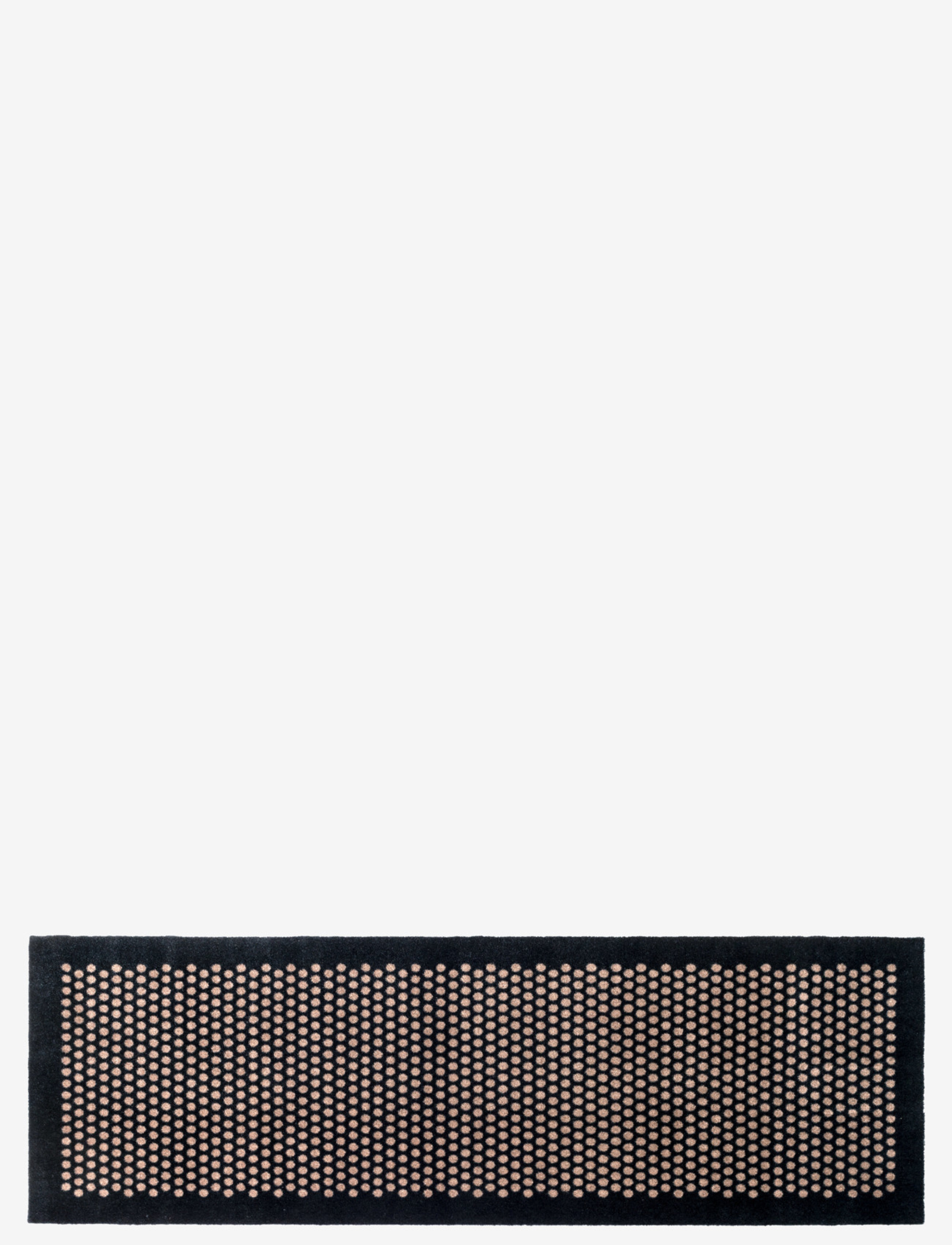 TICA COPENHAGEN Floormat Polyamide, 200X67 Cm, Dot Design Schwarz - 200X67X0.7CM - Unisex