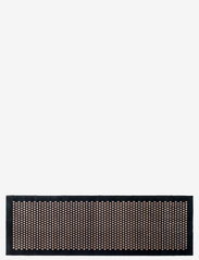 Floormat polyamide, 200x67 cm, dot design - BLACK/BEIGE