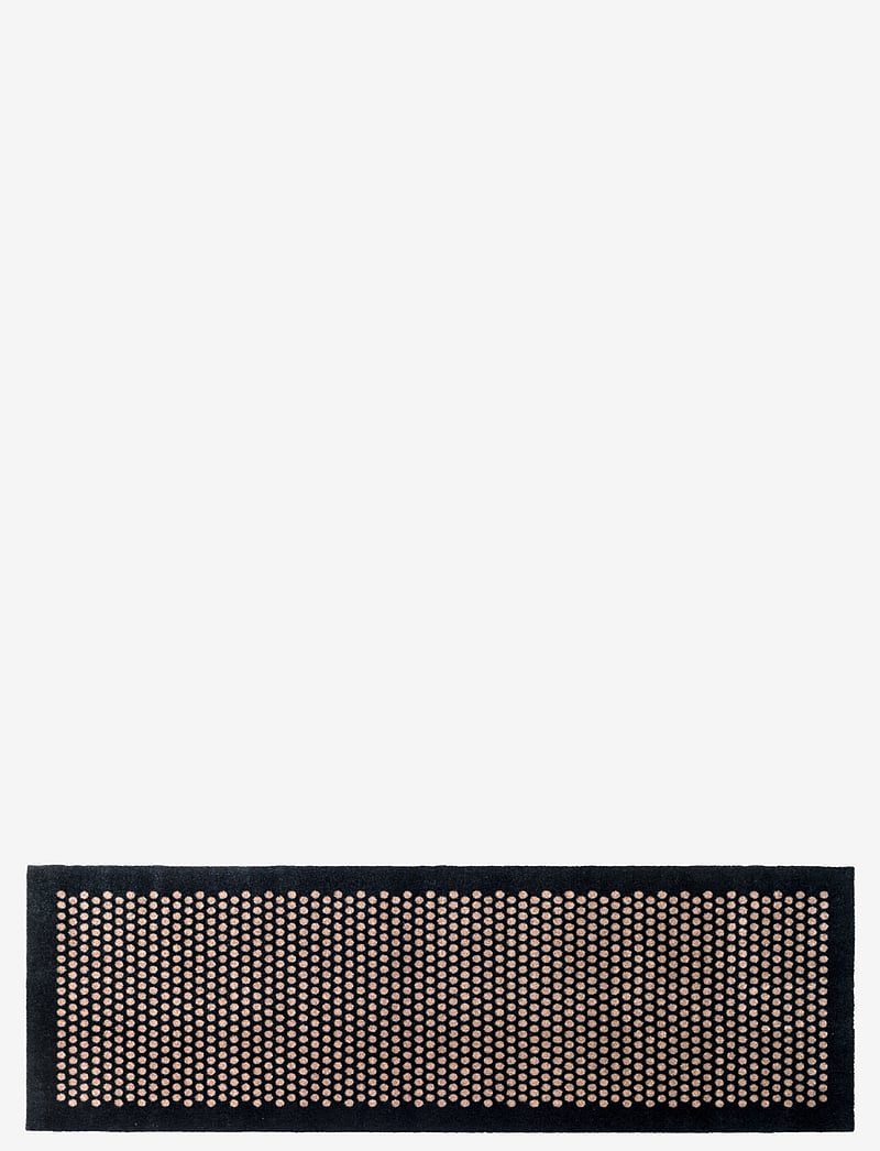 tica copenhagen - Floormat polyamide, 200x67 cm, dot design - nach preis einkaufen - black/beige - 0