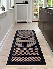tica copenhagen - Floormat polyamide, 200x67 cm, dot design - entreløbere - black/beige - 6
