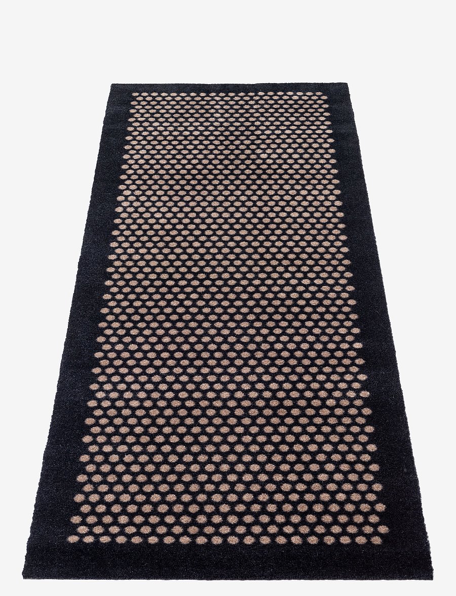 tica copenhagen - Floormat polyamide, 200x67 cm, dot design - flurläufer - black/beige - 3