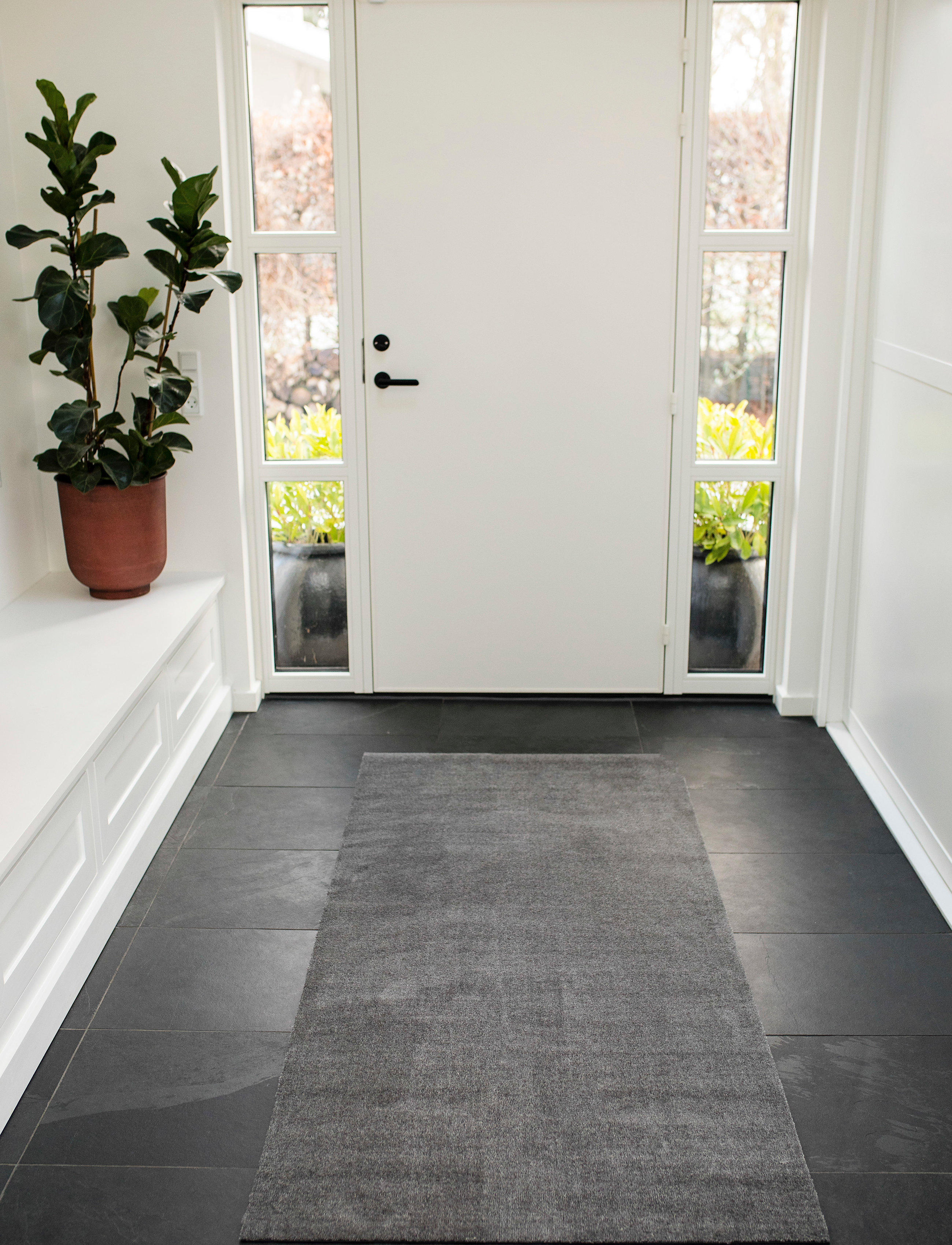 tica copenhagen Floormat Polyamide, 200X90 Cm, Unicolor, cm, Rugs & Carpets, Grau - Hallway Runners, Homeware
