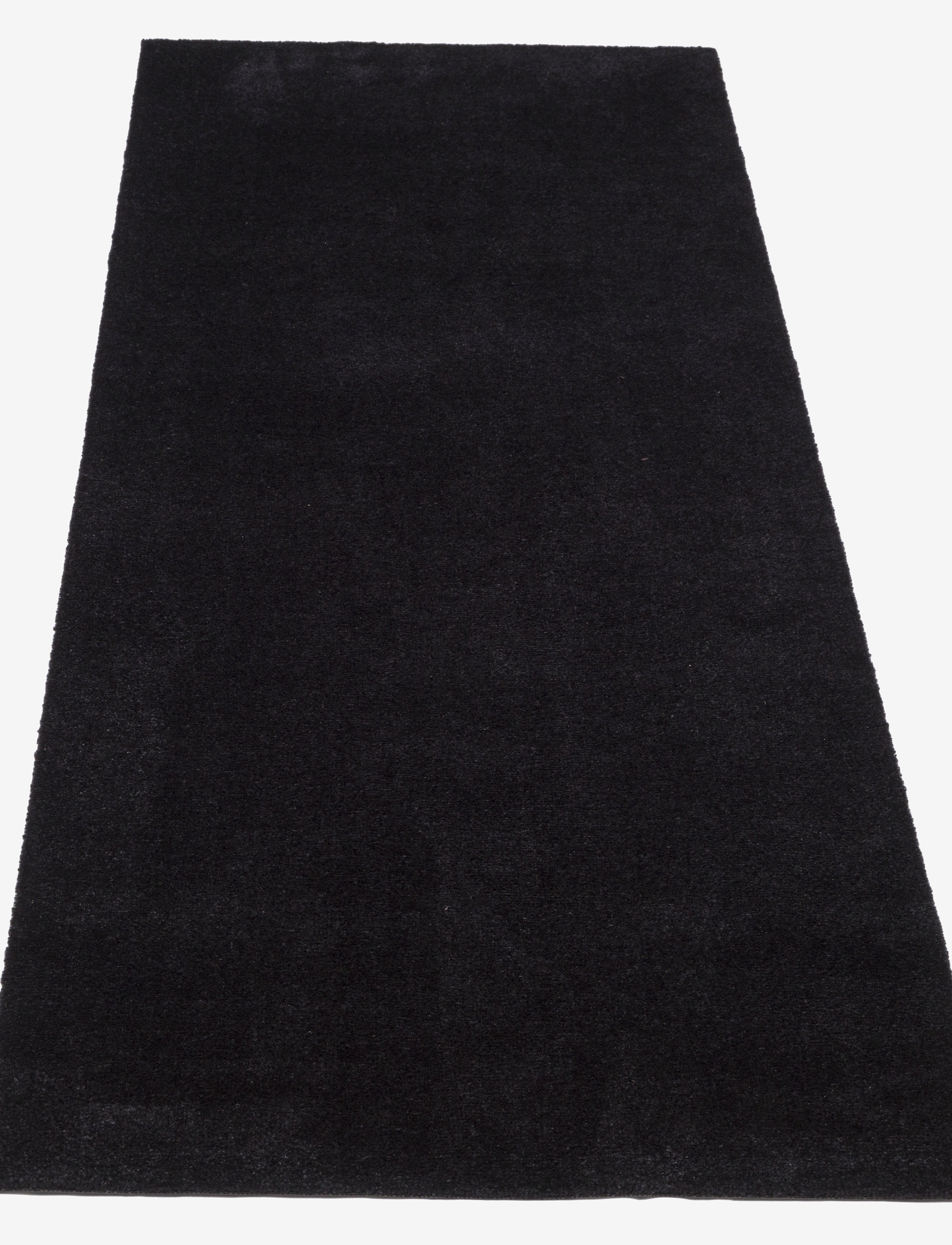 tica copenhagen - Floormat polyamide, 200x90 cm, unicolor - entreløbere - black - 2
