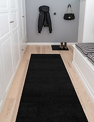 tica copenhagen - Floormat polyamide, 200x90 cm, unicolor - hallway runners - black - 8