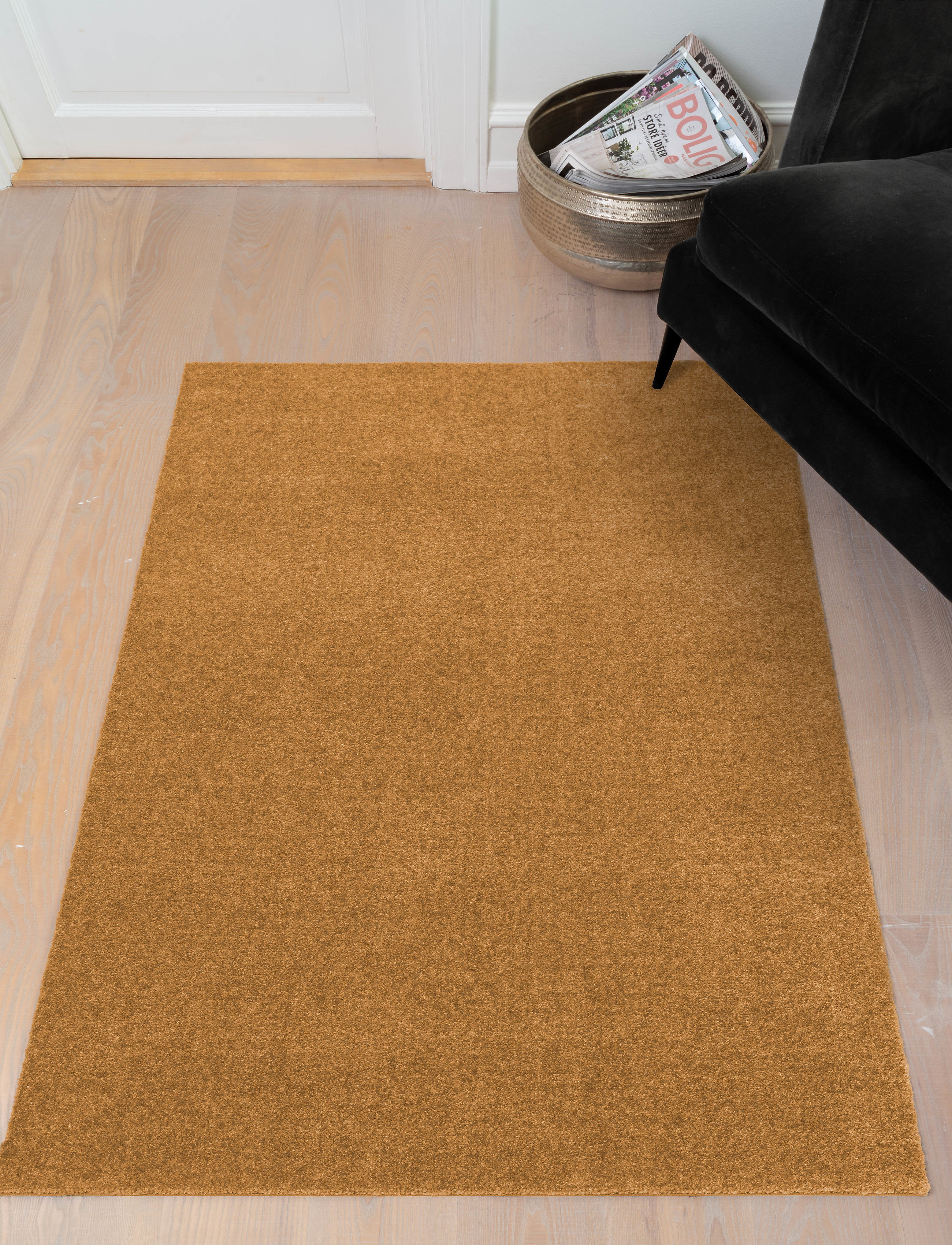 tica copenhagen - Floormat polyamide, 130x90 cm, unicolor - kājslauķi - dijon gold - 4