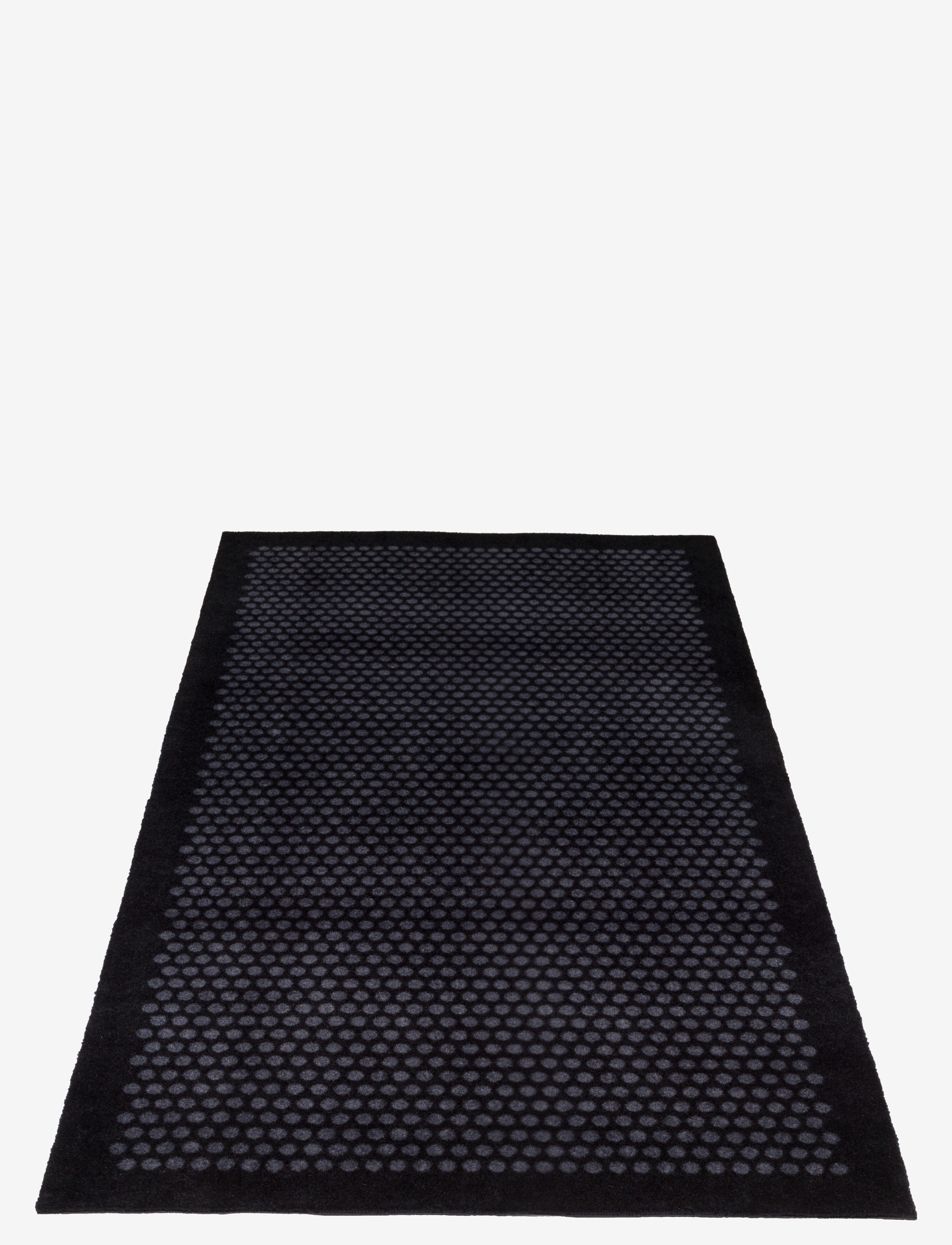 tica copenhagen - Floormat polyamide, 200x90 cm, dot design - hallmattor - black/grey - 2
