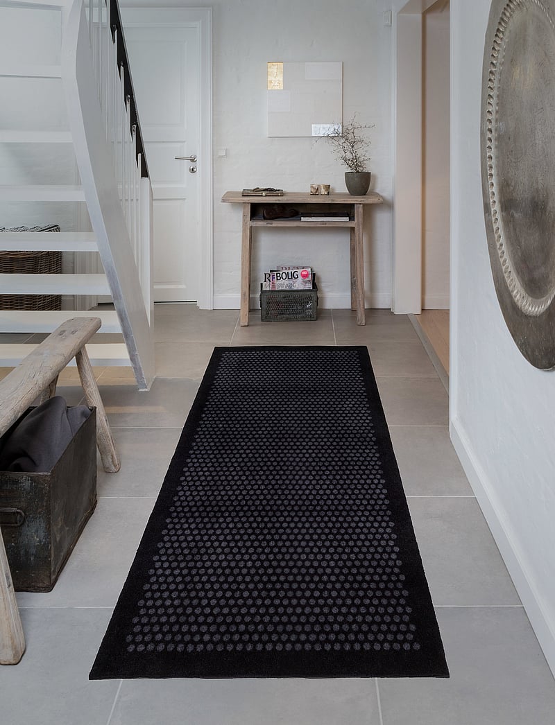 tica copenhagen - Floormat polyamide, 200x90 cm, dot design - nach preis einkaufen - black/grey - 5
