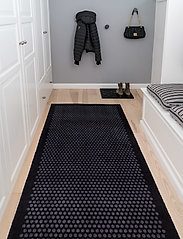 tica copenhagen - Floormat polyamide, 200x90 cm, dot design - käytävämatot - black/grey - 6