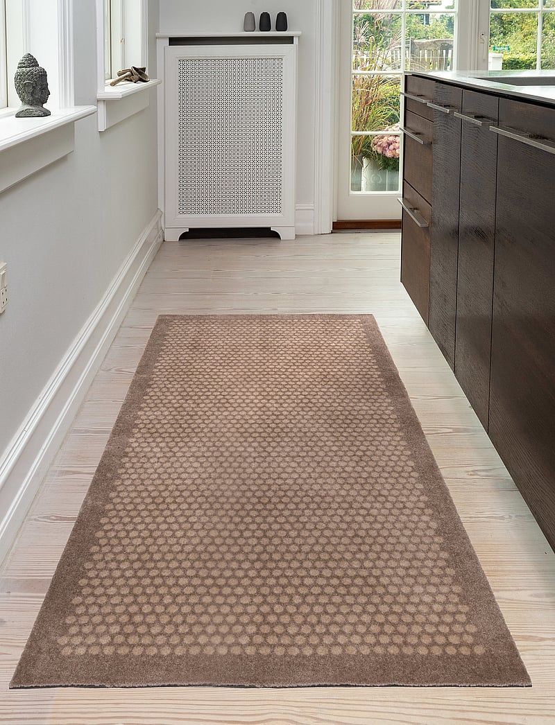 tica copenhagen - Floormat polyamide, 200x90 cm, dot design - flurläufer - sand/beige - 5