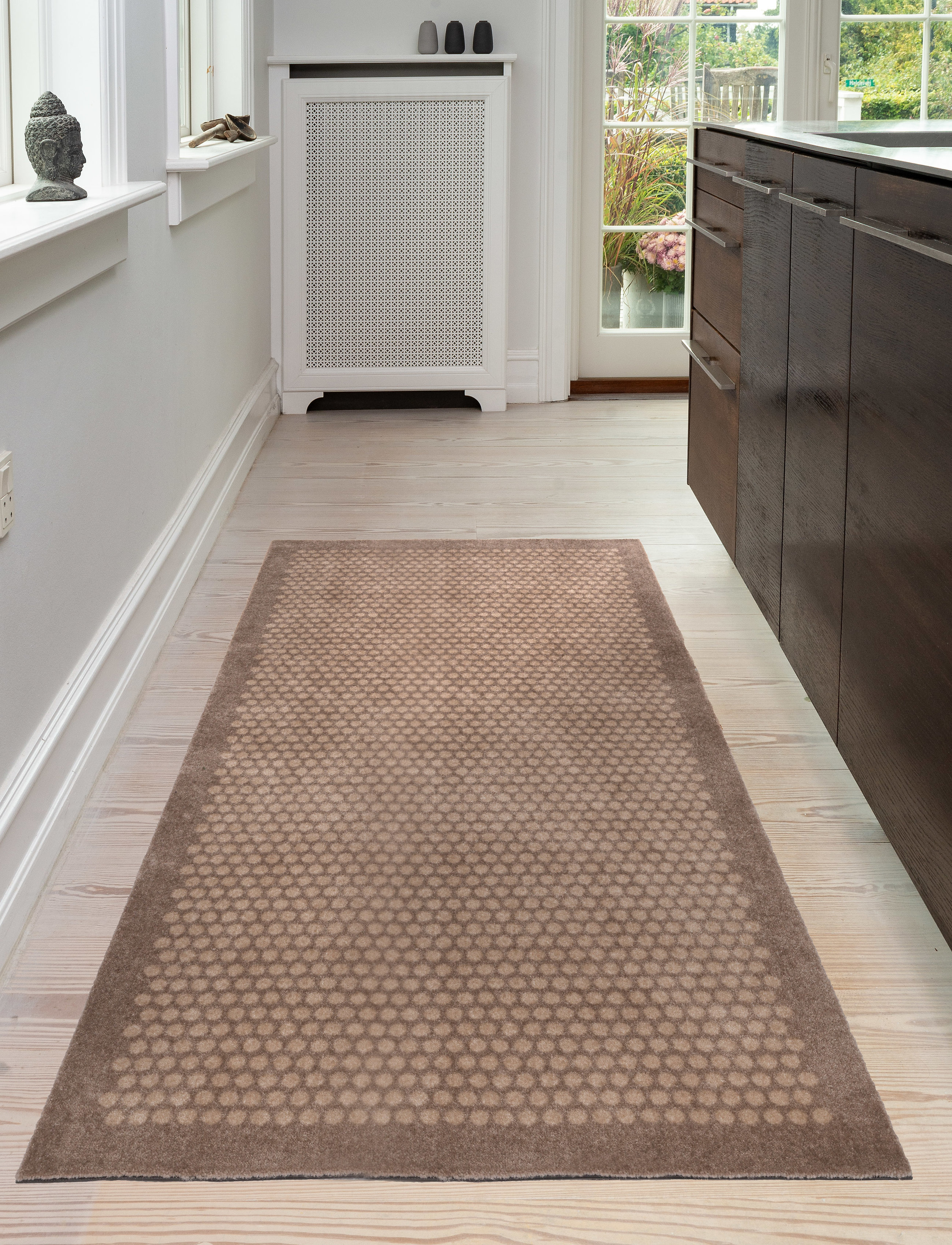 tica copenhagen - Floormat polyamide, 200x90 cm, dot design - hallway runners - sand/beige - 5