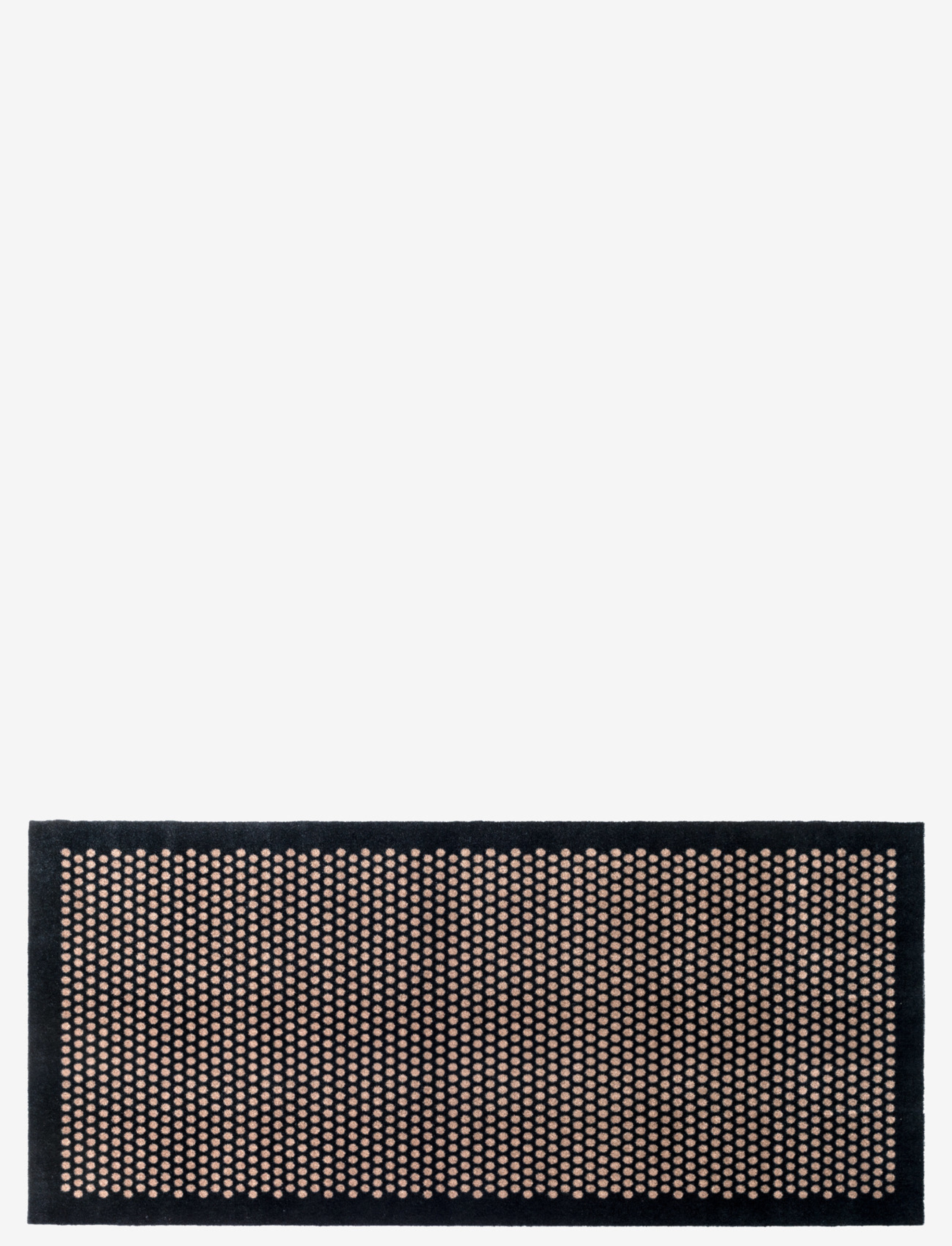 TICA COPENHAGEN Floormat Polyamide, 200X90 Cm, Dot Design Schwarz - 200X90CM - Unisex