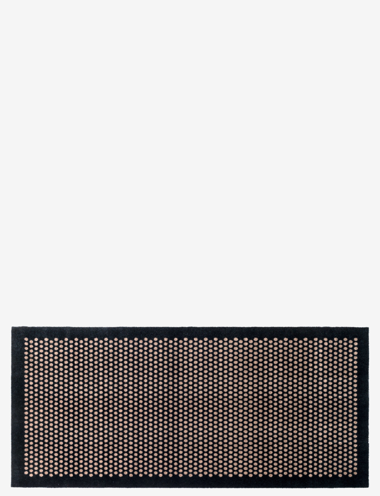 tica copenhagen - Floormat polyamide, 200x90 cm, dot design - flurläufer - black/beige - 1